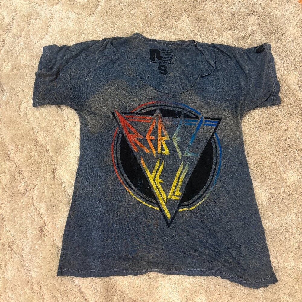 Blue Rebel Yell T-Shirt, size S